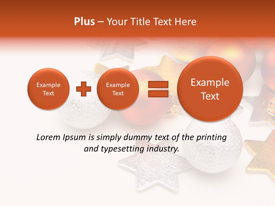 Reflection Art Xmas PowerPoint Template