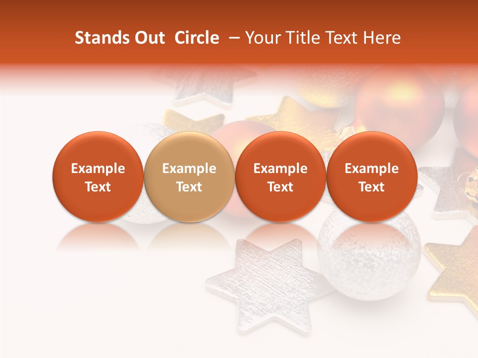 Reflection Art Xmas PowerPoint Template