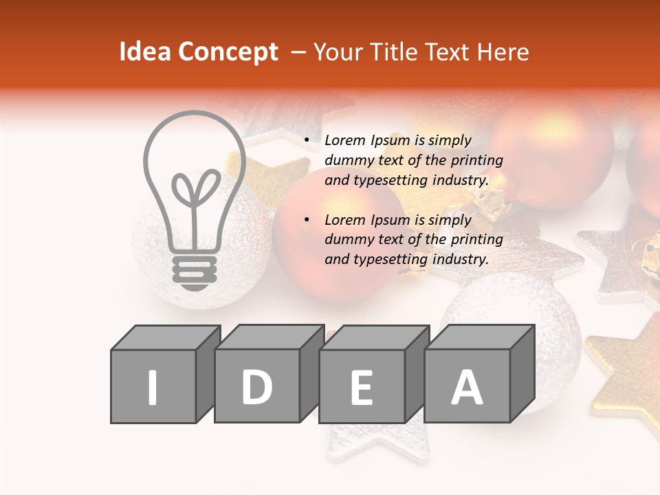 Reflection Art Xmas PowerPoint Template
