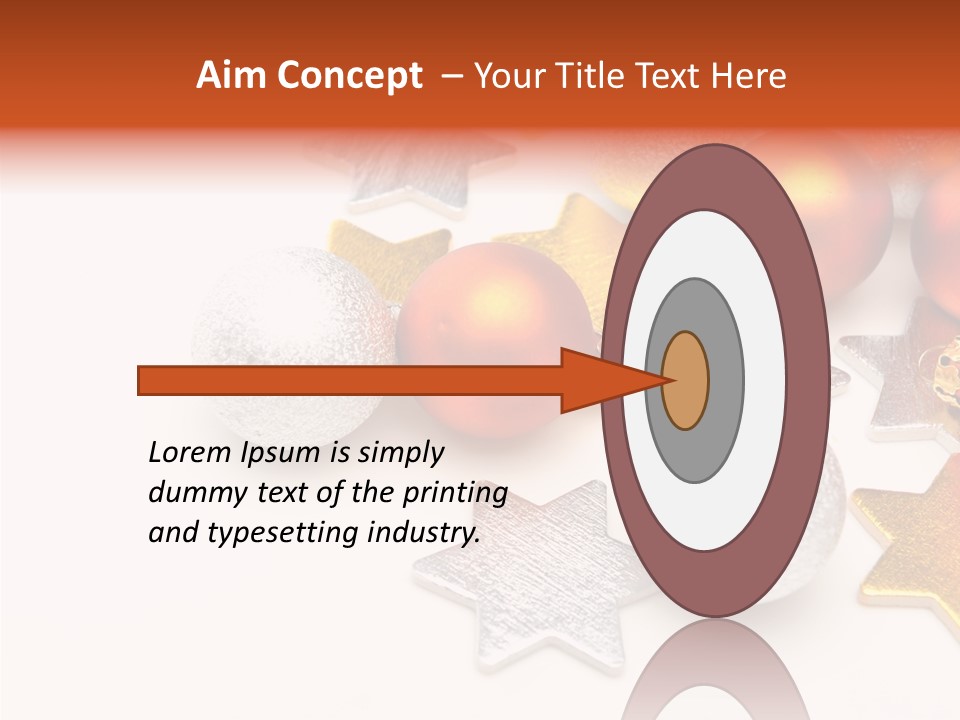 Reflection Art Xmas PowerPoint Template