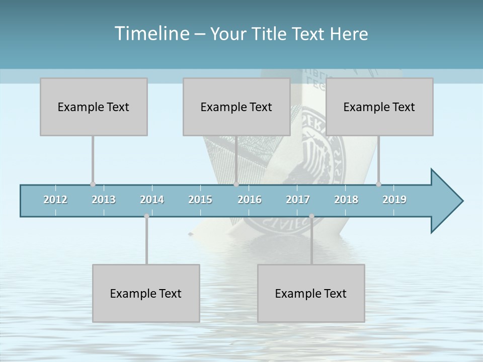 Emergency Ship Drown PowerPoint Template