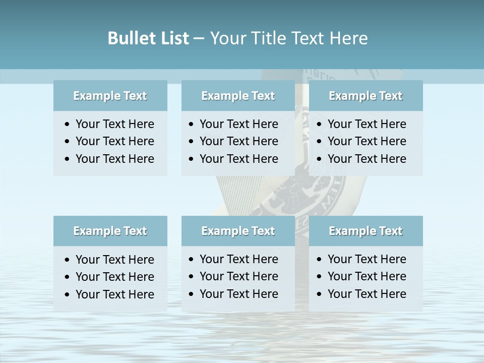 Emergency Ship Drown PowerPoint Template