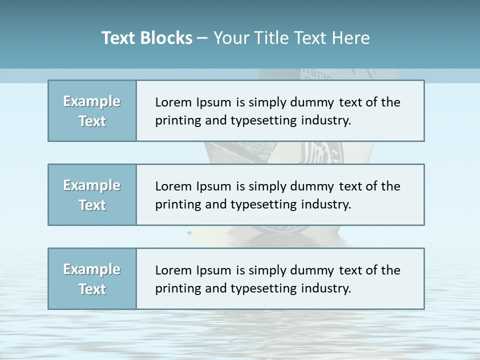 Emergency Ship Drown PowerPoint Template