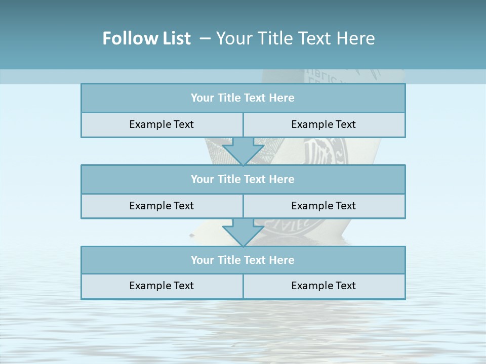 Emergency Ship Drown PowerPoint Template