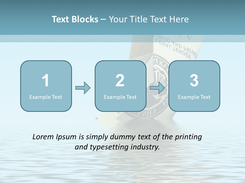 Emergency Ship Drown PowerPoint Template