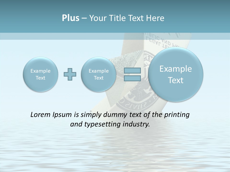 Emergency Ship Drown PowerPoint Template