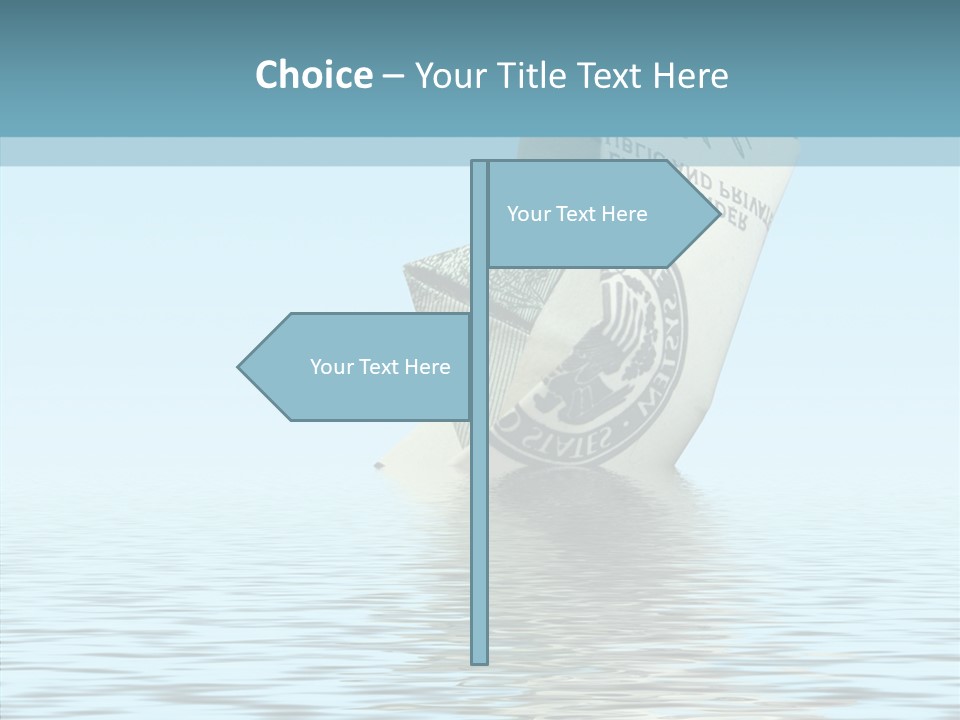 Emergency Ship Drown PowerPoint Template