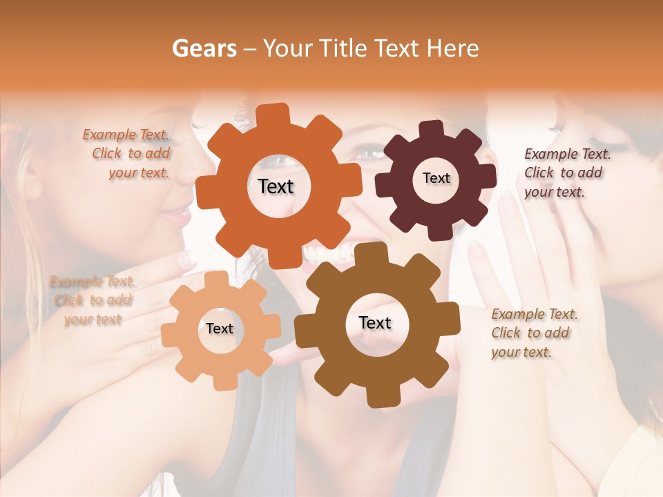 Surprised Cute Secret PowerPoint Template