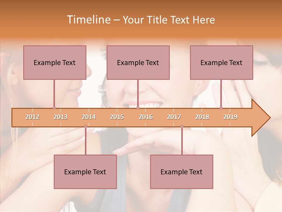 Surprised Cute Secret PowerPoint Template