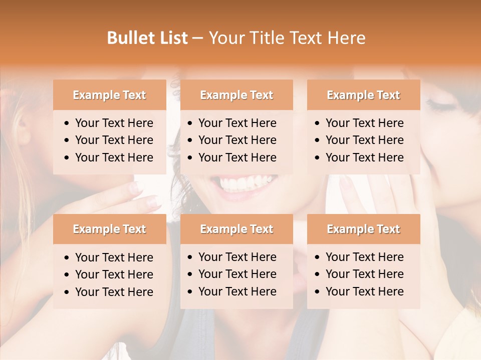 Surprised Cute Secret PowerPoint Template