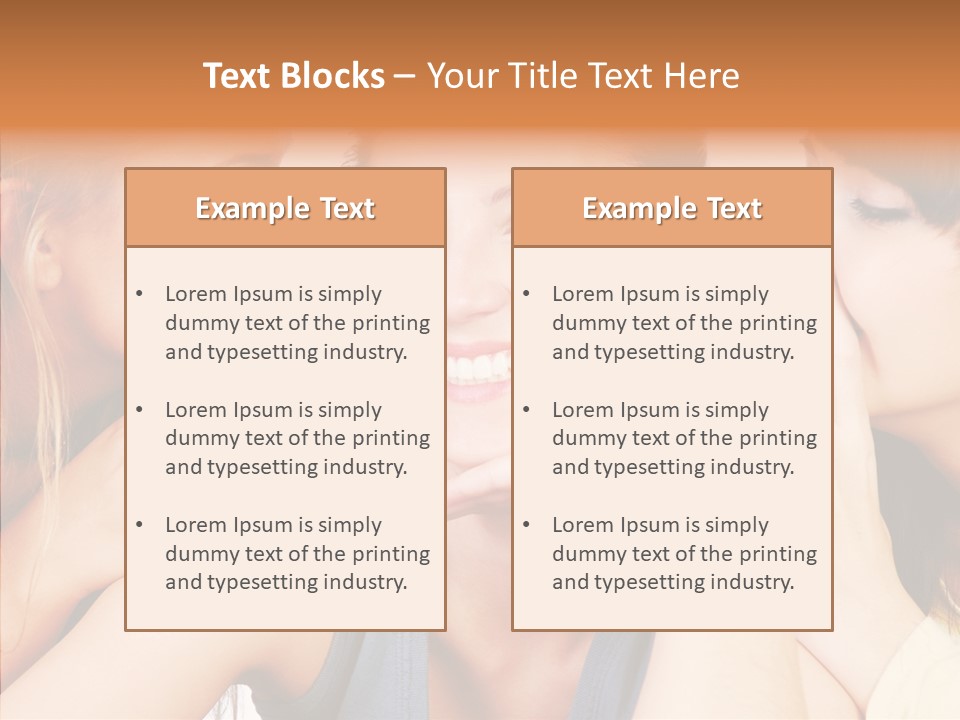 Surprised Cute Secret PowerPoint Template