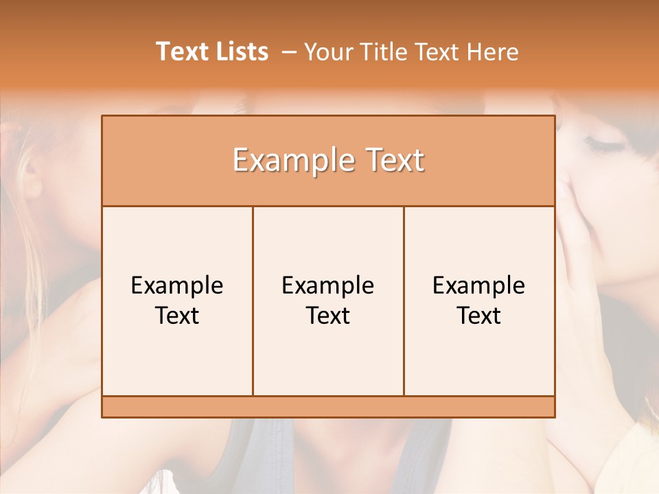 Surprised Cute Secret PowerPoint Template