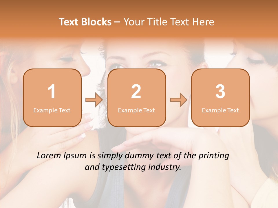 Surprised Cute Secret PowerPoint Template