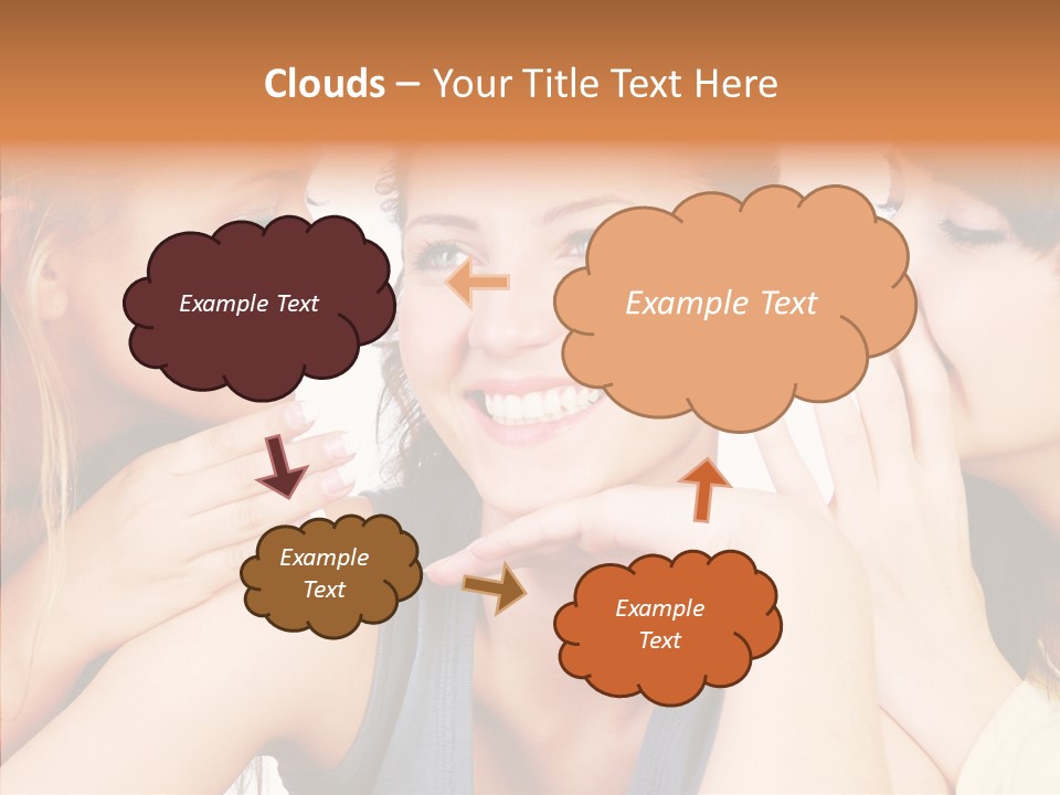 Surprised Cute Secret PowerPoint Template