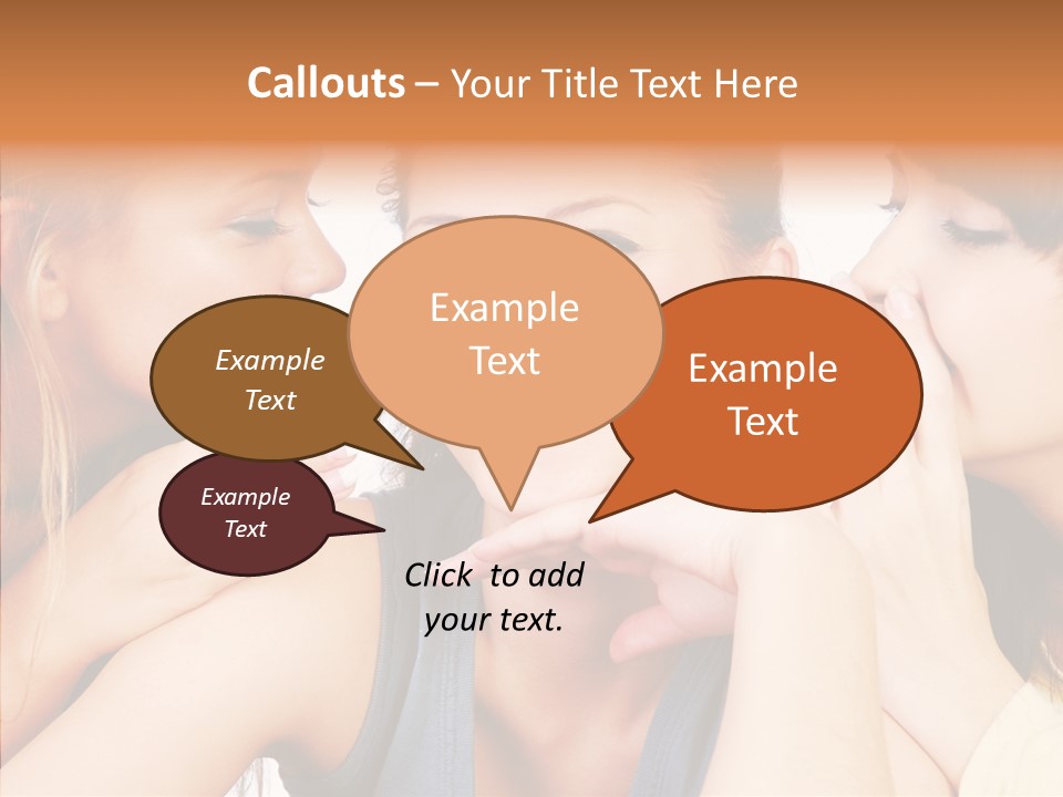 Surprised Cute Secret PowerPoint Template