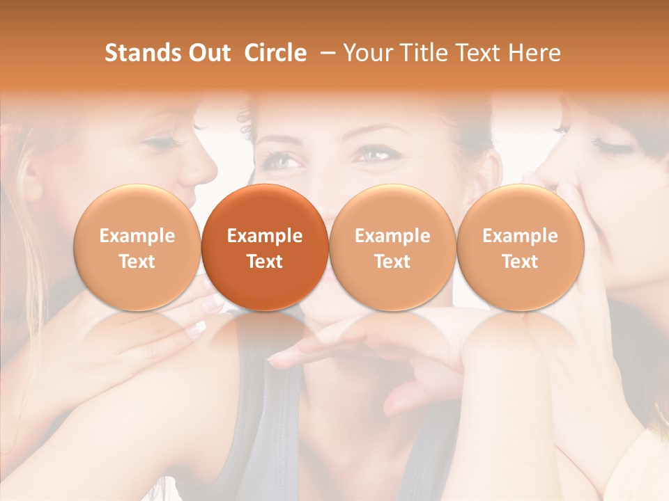 Surprised Cute Secret PowerPoint Template