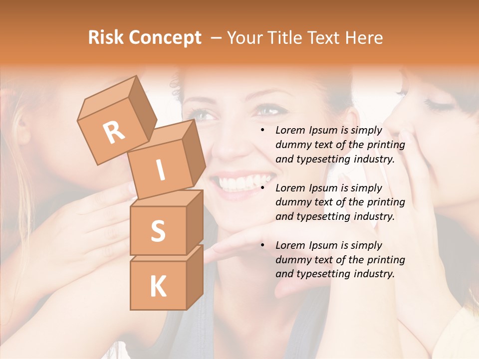 Surprised Cute Secret PowerPoint Template