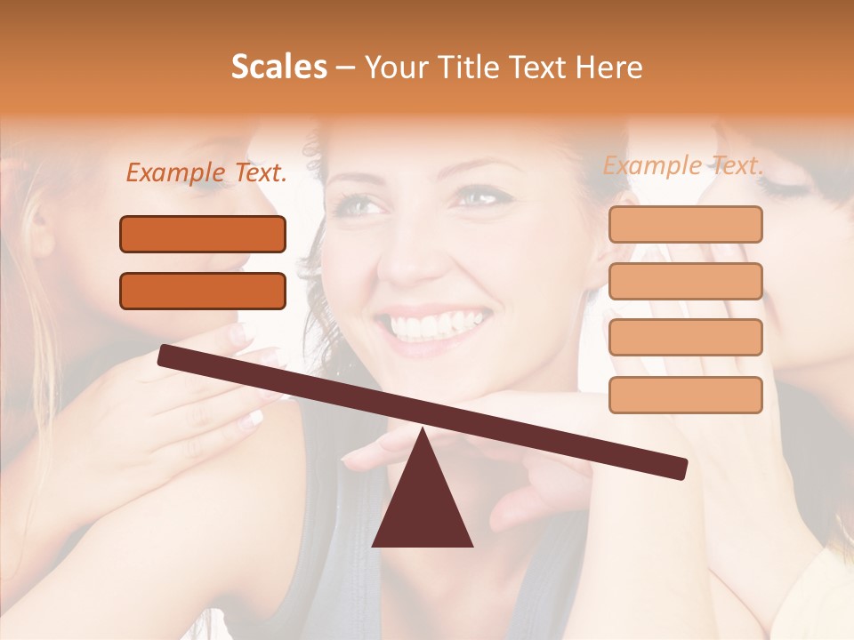 Surprised Cute Secret PowerPoint Template