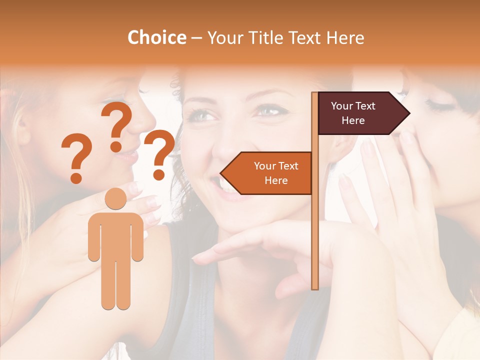 Surprised Cute Secret PowerPoint Template