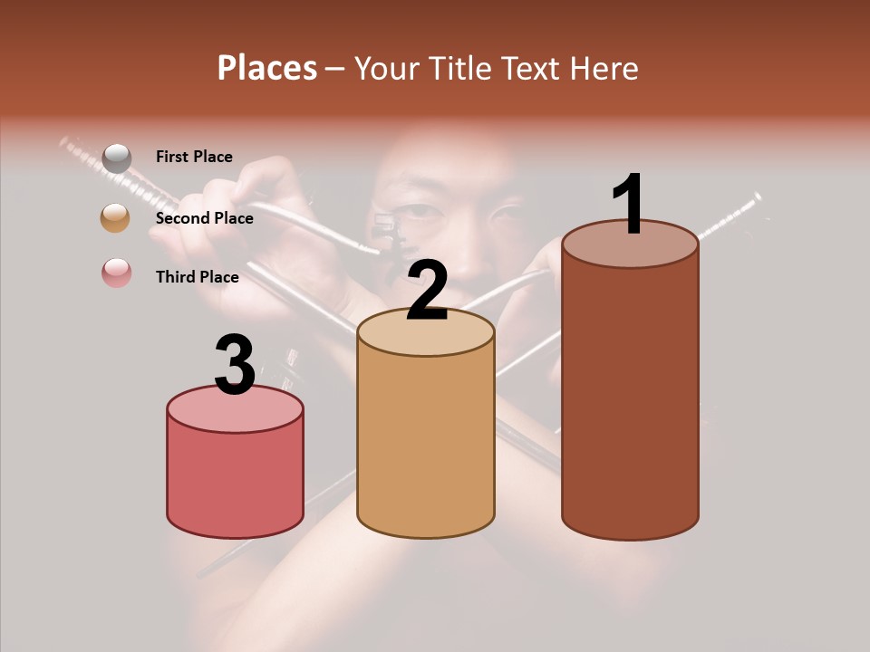 Shadow East Conflict PowerPoint Template
