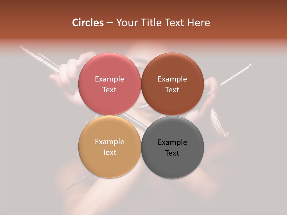 Shadow East Conflict PowerPoint Template