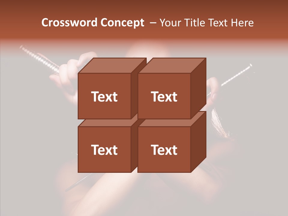 Shadow East Conflict PowerPoint Template