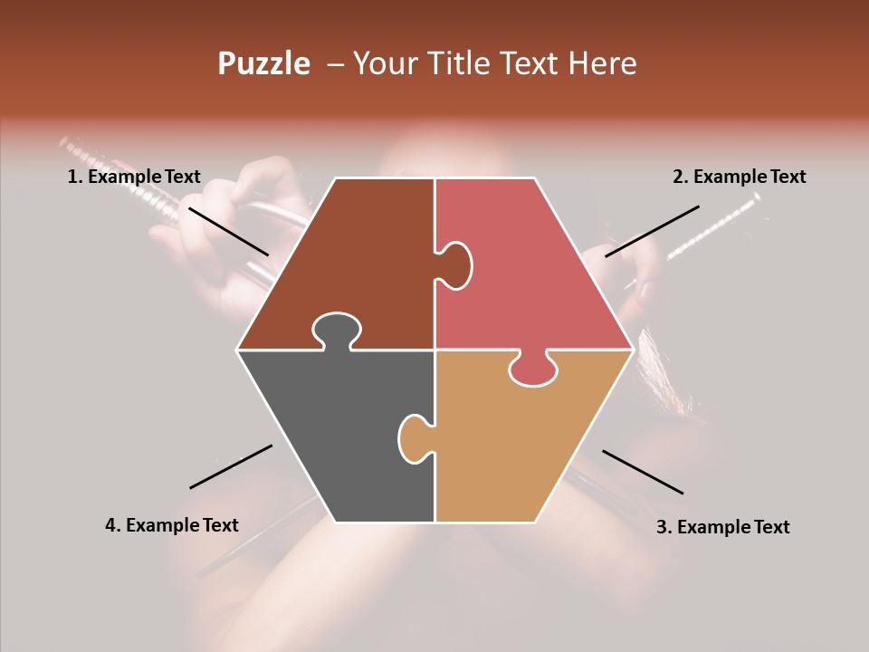 Shadow East Conflict PowerPoint Template