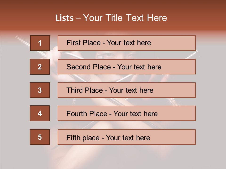 Shadow East Conflict PowerPoint Template