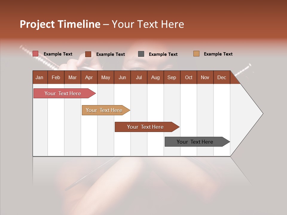 Shadow East Conflict PowerPoint Template