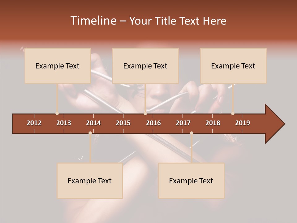 Shadow East Conflict PowerPoint Template