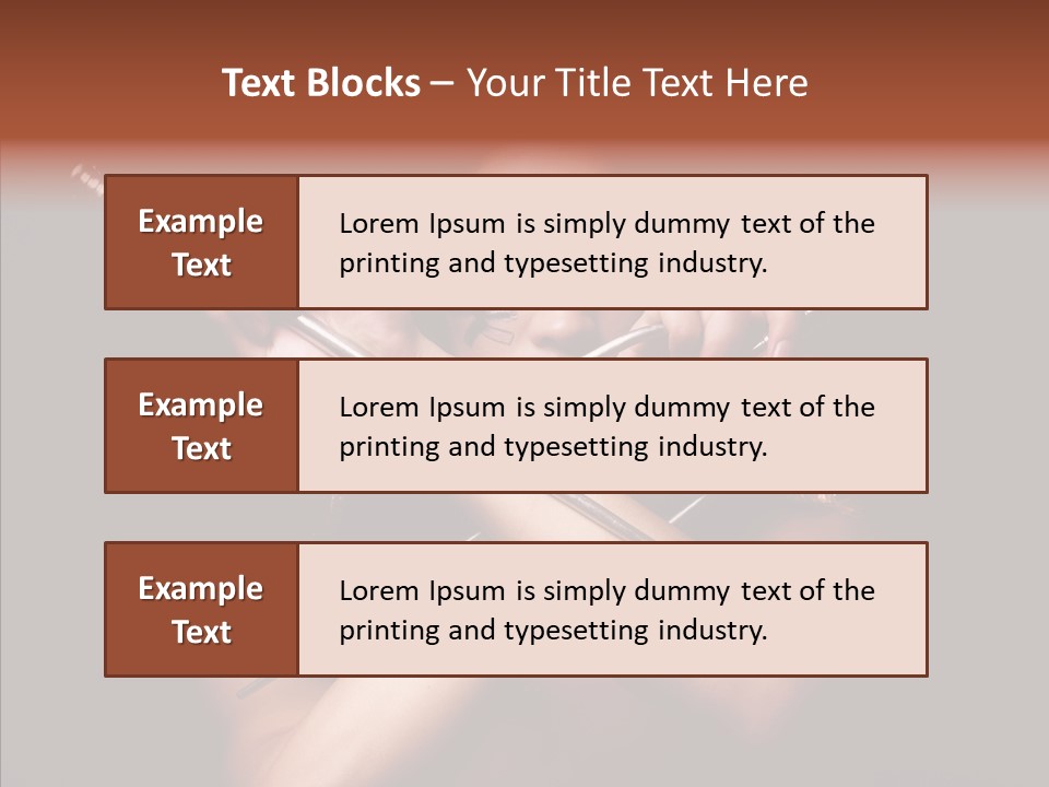Shadow East Conflict PowerPoint Template