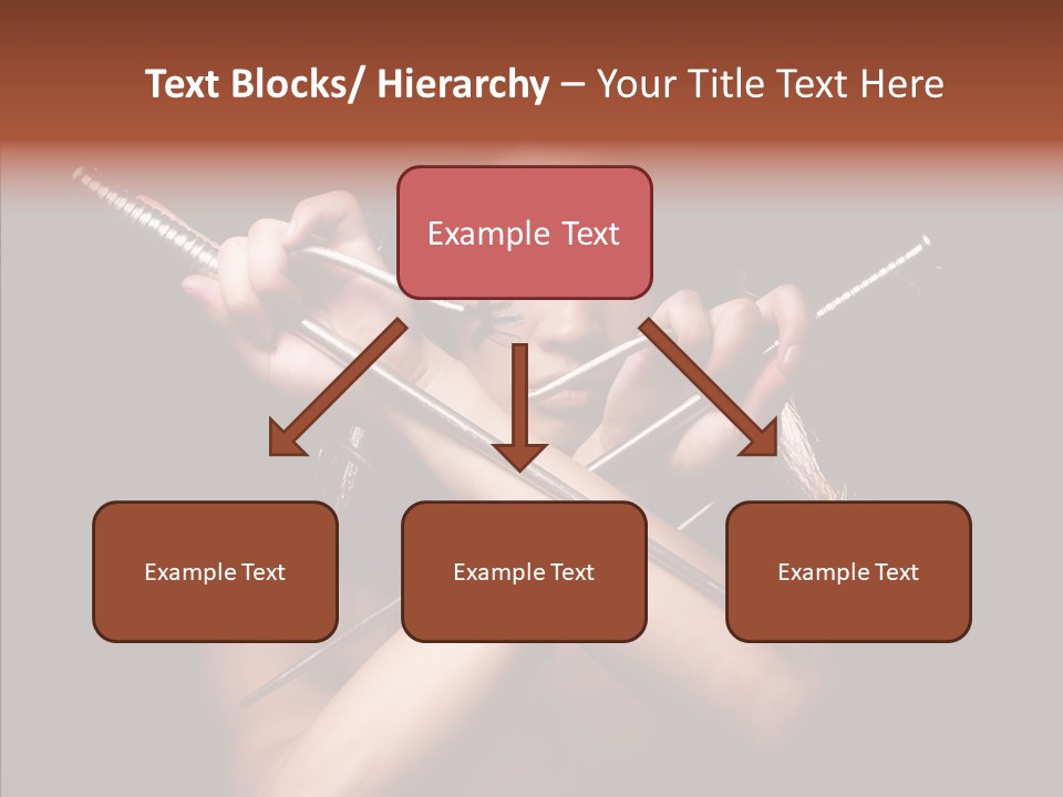 Shadow East Conflict PowerPoint Template