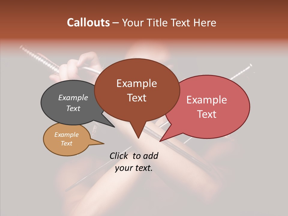 Shadow East Conflict PowerPoint Template