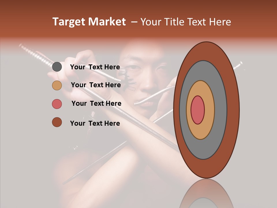 Shadow East Conflict PowerPoint Template