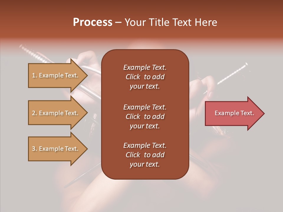 Shadow East Conflict PowerPoint Template