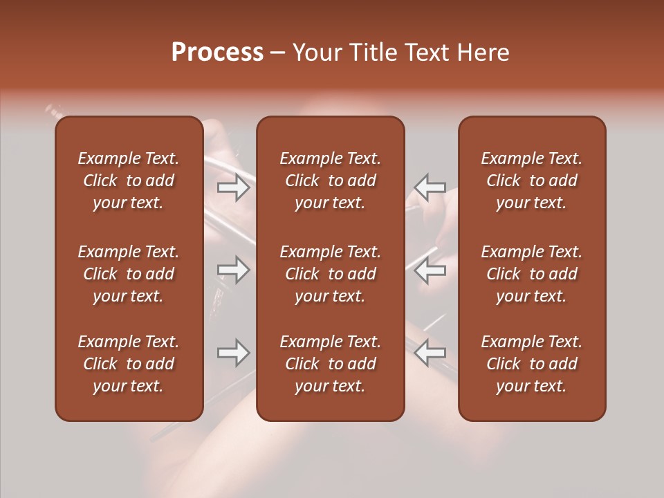 Shadow East Conflict PowerPoint Template