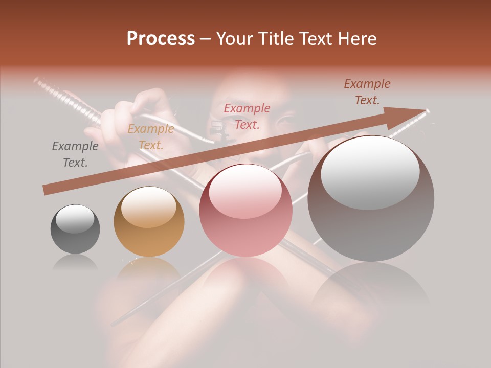 Shadow East Conflict PowerPoint Template
