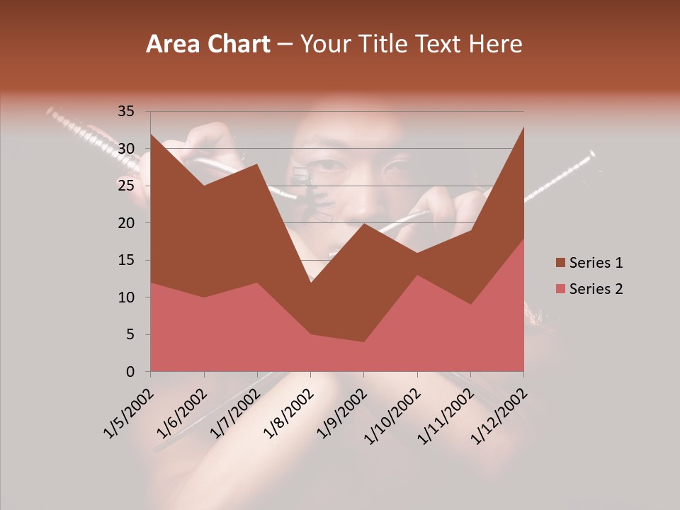 Shadow East Conflict PowerPoint Template