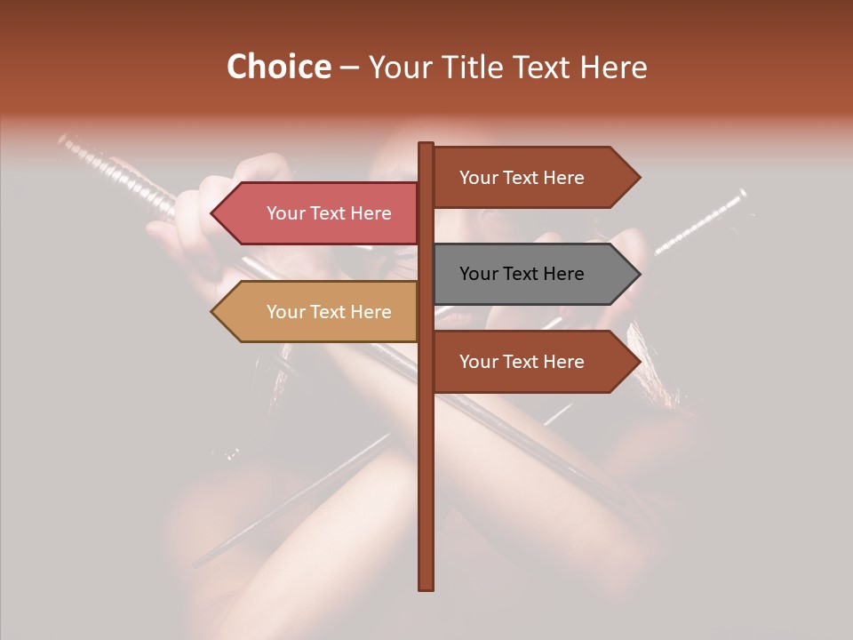 Shadow East Conflict PowerPoint Template