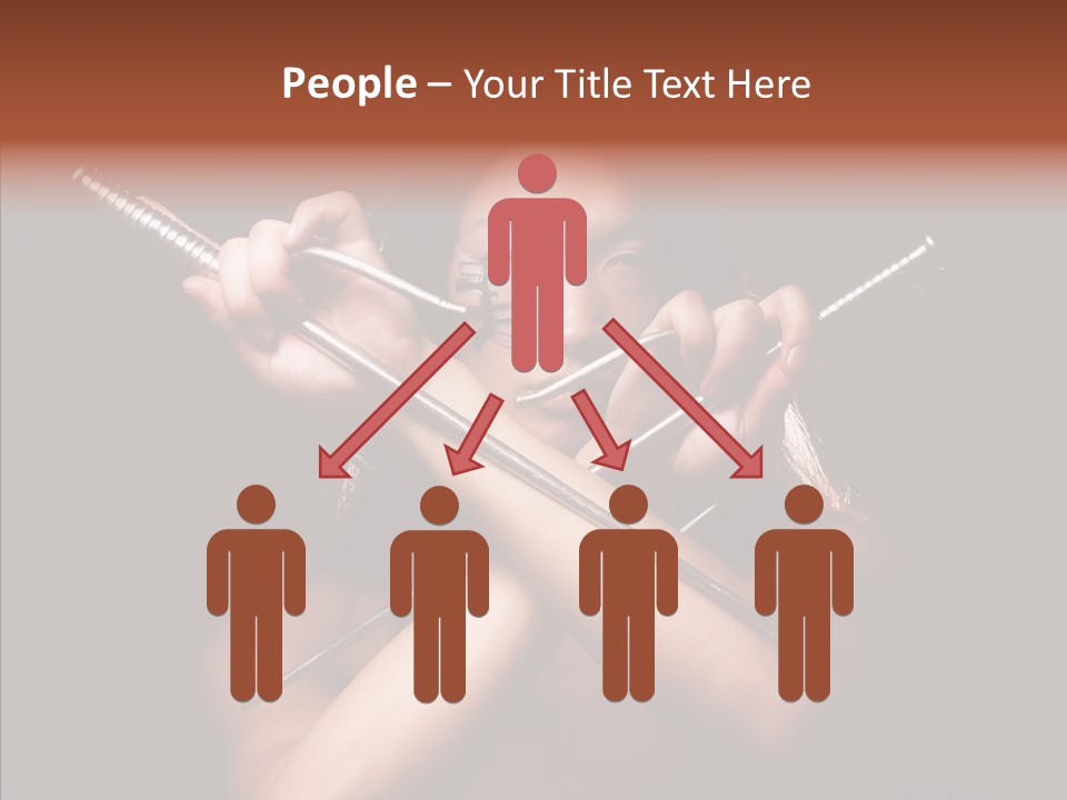 Shadow East Conflict PowerPoint Template