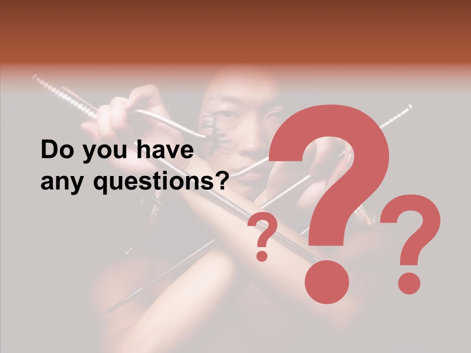 Shadow East Conflict PowerPoint Template