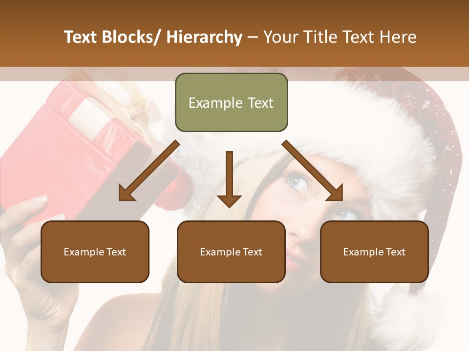 Cheerful Ribbon Holiday PowerPoint Template