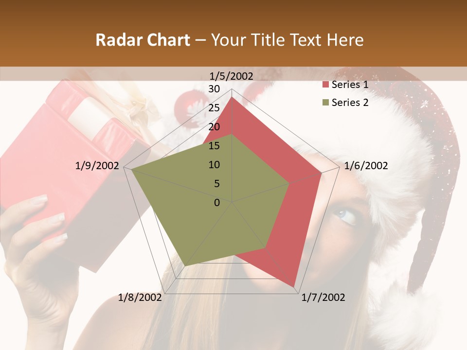 Cheerful Ribbon Holiday PowerPoint Template