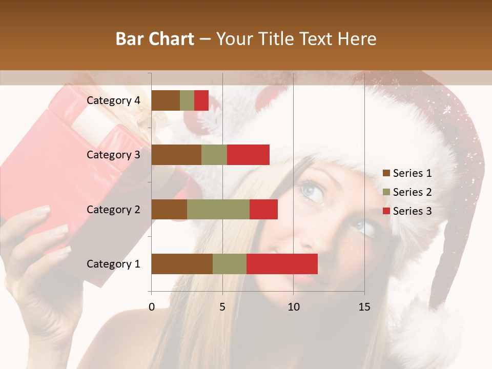 Cheerful Ribbon Holiday PowerPoint Template