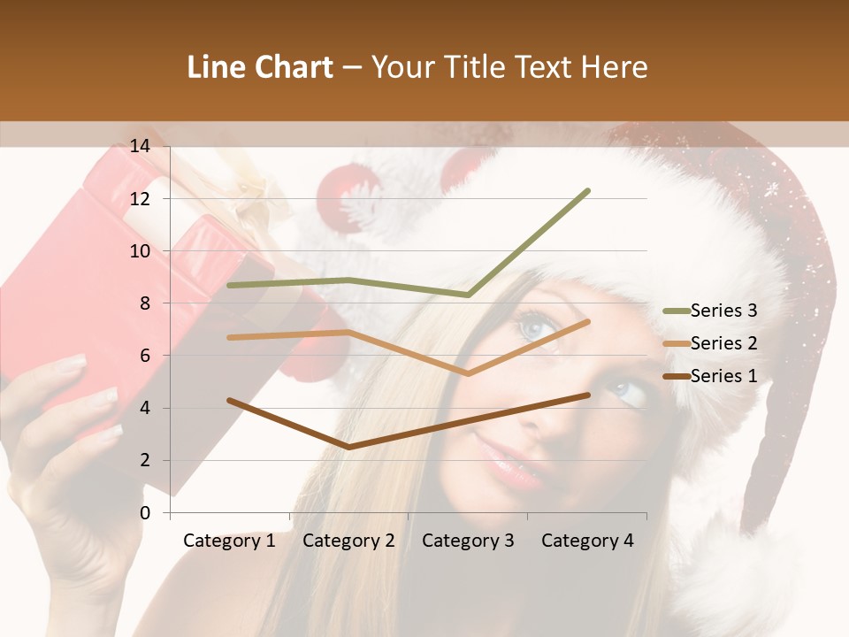 Cheerful Ribbon Holiday PowerPoint Template
