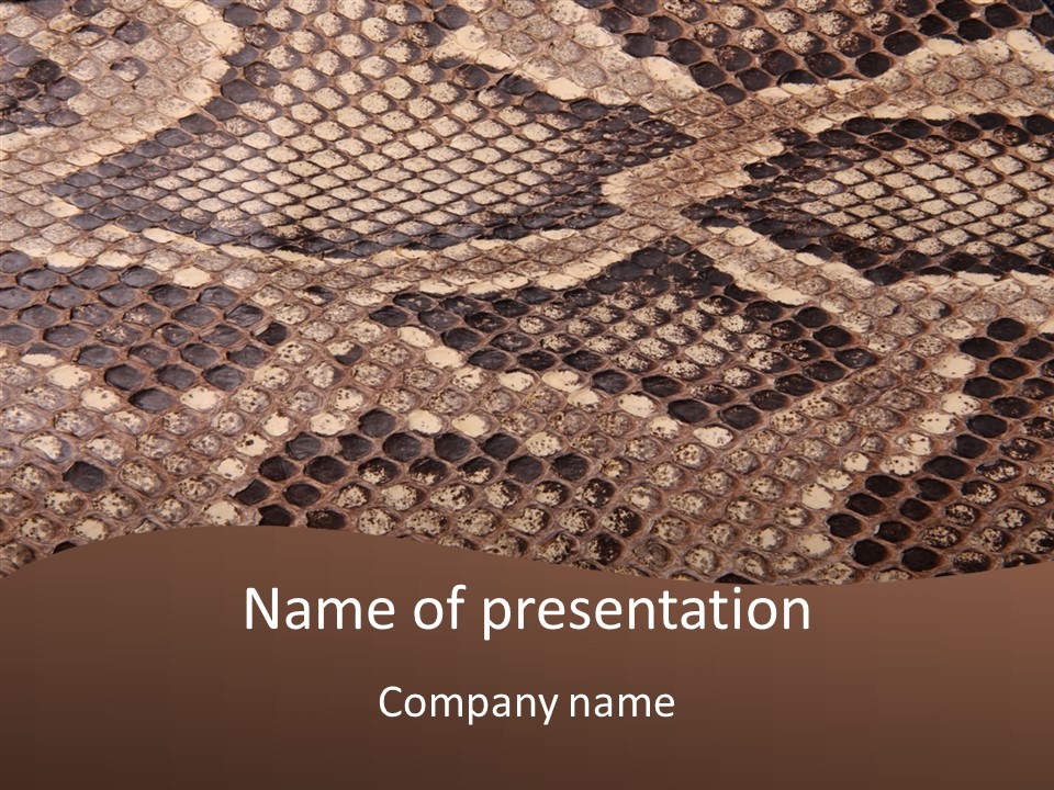 Rough Effect Organism PowerPoint Template