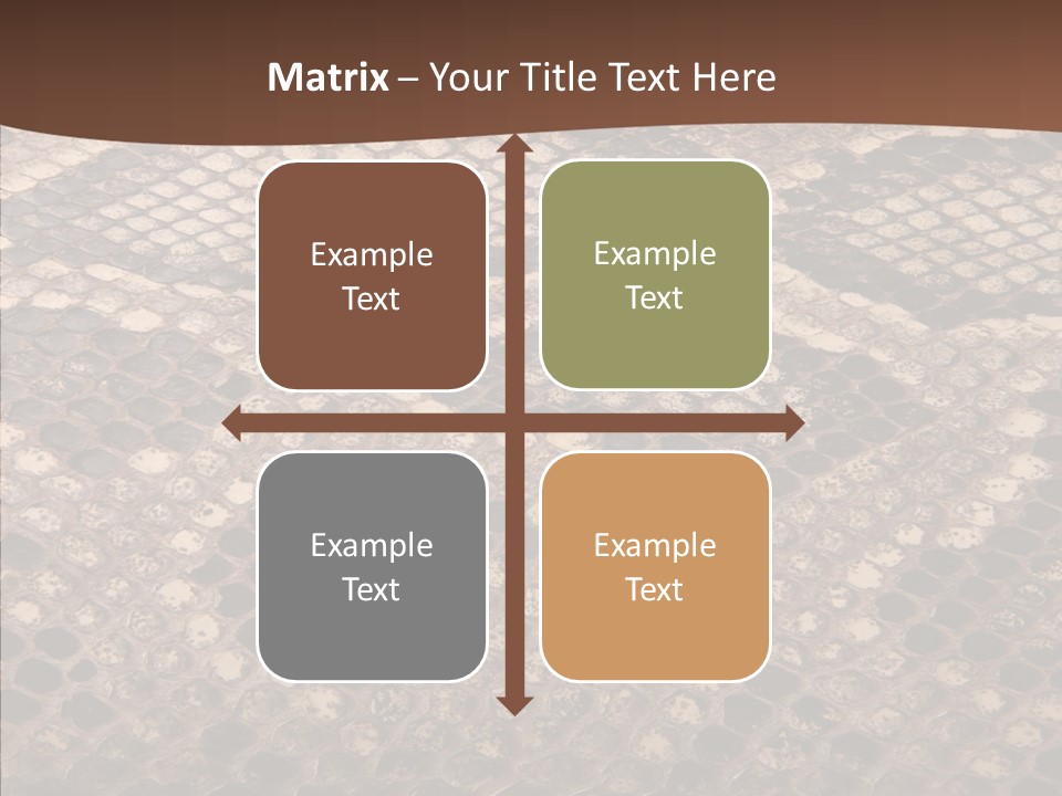 Rough Effect Organism PowerPoint Template