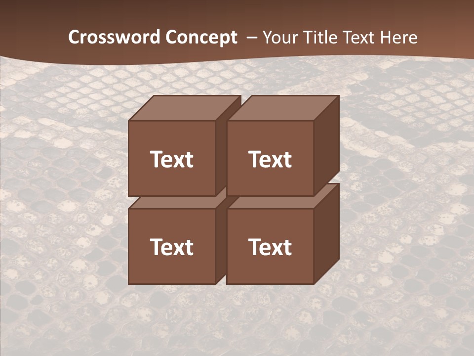 Rough Effect Organism PowerPoint Template