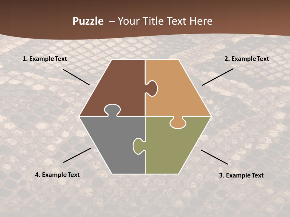 Rough Effect Organism PowerPoint Template