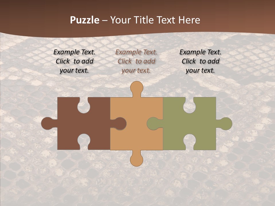 Rough Effect Organism PowerPoint Template